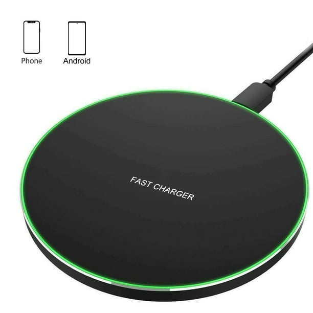 Qi Wireless Cell Phone Fast Charger Charging Pad Dock for Samsung iPhone Xs Max X XR 12 11 Pro Android 